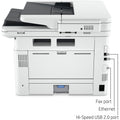 HP LaserJet Pro 4101fdne Laser Multifunction Printer - Monochrome - White, HEW2Z618E