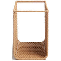 U Woven File Basket, Brown, UBR6084U0001