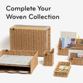 U Woven All-in-1 Desk Organizer, Brown, UBR6086U0104