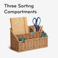 U Woven All-in-1 Desk Organizer, Brown, UBR6086U0104