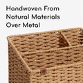 U Woven All-in-1 Desk Organizer, Brown, UBR6086U0104