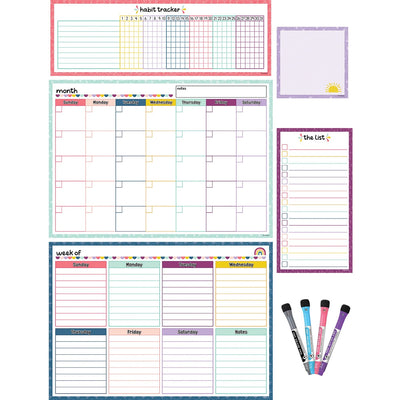 Teacher Created Resources Dry-Erase Task Calendar Set, Multi, 1 Pack, TCR77403