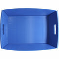 Flipside Plastic Welded Letter Trays, Blue, 2 / Pack, FLP40361