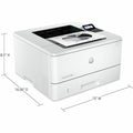 HP LaserJet Pro 4001n Desktop Laser Printer - Monochrome, White, HEW2Z599F