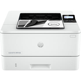 HP LaserJet Pro 4001dwe Desktop Wireless Laser Printer - Monochrome, White, HEW2Z601E