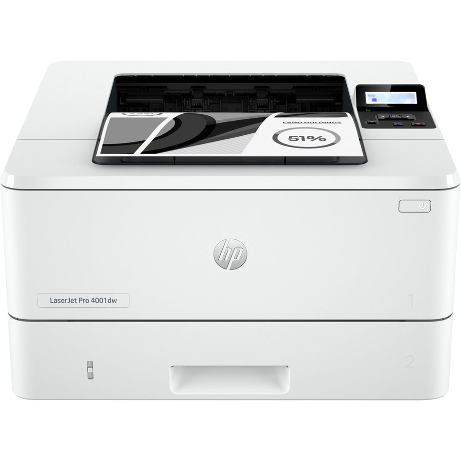 HP LaserJet Pro 4001dw Printer, 15" x 8.5", White, Black, HEW2Z601F