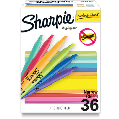 Newell Sharpie Pocket Highlighters, 36 / Box, SAN2157485