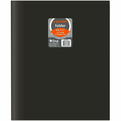 C-Line CLI-33941 Letter Portfolio, Black, 8 1/2" Width x 11" Length, 24 / Box