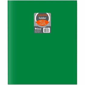C-Line CLI-33943 Letter Portfolio, Green, 8 1/2" Width x 11" Length, 24 / Box