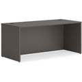 The HON Company HON Mod Slate Teak Laminate Desk Component, Gray, HONLDS7236LS1
