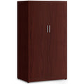 The HON HON 10500 Series Mahogany Laminate Office Desking, Brown, HON105299NN