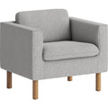 The HON HON Parkwyn Club Chair, Gray, HONVP3LCHRGRY