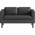 The HON HON Parkwyn Loveseat, Black, HONVP3LLOVEBLK