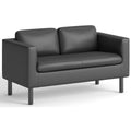 The HON Company HON Parkwyn Loveseat, Black, HONVP3LLOVEBLK