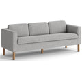 The HON HON Parkwyn Lounge Sofa, Gray, HONVP3LSOFAGRY