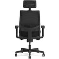 The HON Company HON Ignition 2.0 Mid-back Task Chair with Headrest, Black, HONI2MSKY2IMTHR