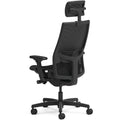 The HON Company HON Ignition 2.0 Mid-back Task Chair with Headrest, Black, HONI2MSKY2IMTHR