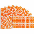 Smead ETS Color-Coded Year Labels, Orange, 1 Pack, SMD67924