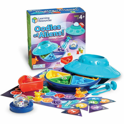 Learning Resources Oodles of Aliens Sorting Saucer, LRNLER5546