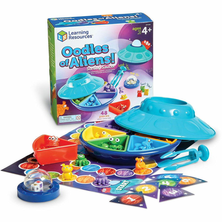 Learning Resources Oodles of Aliens Sorting Saucer, LRNLER5546