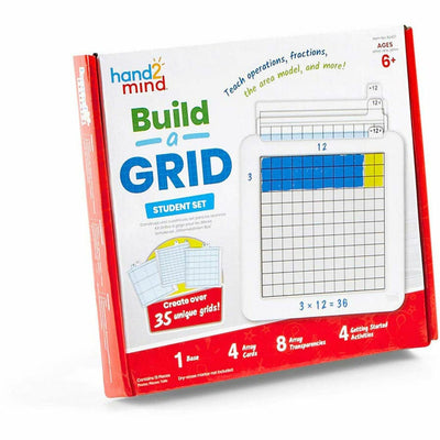 Learning Resources Hand2Mind Math Grid Activity Set, Multi, LRNH2M92427