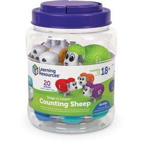 Learning Resources Snap-n-Learn Counting Sheep, Rainbow, LRNLER6712