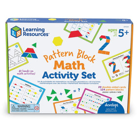 Learning Resources Pattern Block Math Activity Set, Multi, LRNLER6135