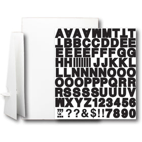 Flipside Corrugated Project Sheet Sign Kit, White, FLP32301