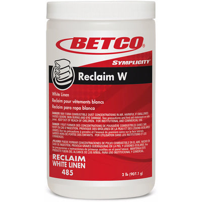 Betco Symplicity Reclaim W Laundry Powder, Off White, 1 Carton, BET4857900