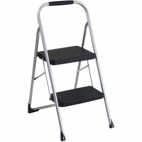 Dorel Cosco 2-Step Big Step Folding Step Stool, Black, CSC11308PBL1E