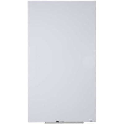 ACCO Quartet InvisaMount Vertical Glass Dry-Erase Board - 28x50, QRTQ012850IMW