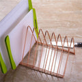 Officemate 93151 Triangular Wire File Sorter, Rose Gold, OIC93151