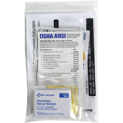 First Aid Only SmartCompliance 2021 Conversion Kit, Clear, FAO91365