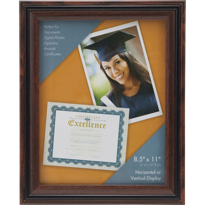 Advantus Certificate Frame, Rosewood, 12EA/CT — view 1