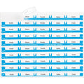 Avery 5 Tab Easy Print & Apply Clear Label Sheet Refills (11225), 30 / Pack, AVE11225