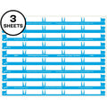 Avery 5 Tab Easy Print & Apply Clear Label Sheet Refills (11225), 30 / Pack, AVE11225