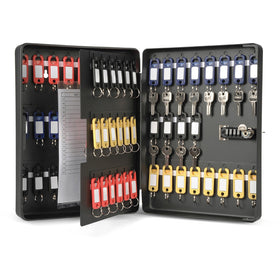 Carl Combination Key Cabinet, Black, 80 Key, CUI81080