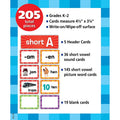 Teacher Created Resources Short Vowels Pocket Chart Cards, Multi, 1 Pack, TCR20850