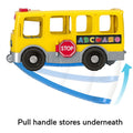 Fisher-Price Little People Toddler Learning Toy, Big Yellow School Bus Musical Push Toy, FIPGLT75