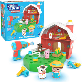Learning Resources Design & Drill Bolt Buddies Farm, Multi, LRN4134