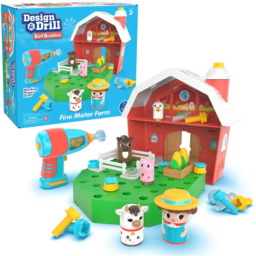 Learning Resources Design & Drill Bolt Buddies Farm, LRN4134