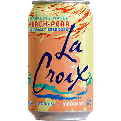 National Beverage LaCroix Peach-Pear Flavored Sparkling Water, 2 / Carton, LCX40102