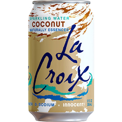 National Beverage LaCroix Coconut Flavored Sparkling Water, 2 / Carton, LCX40121