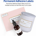Avery Labels with Metallic Gold Borders, 2" x 4", 100 (6541), White, 100 / Pack, AVE6541