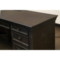 Martin Furniture Kingston Desk with Pedestal Box 1 of 2, Brown, MRTIMKN684R