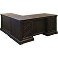 Martin Furniture Kingston Desk with Pedestal Box 1 of 2, Brown, MRTIMKN684R