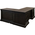 Martin Furniture Kingston Desk with Pedestal Box 1 of 2, Brown, MRTIMKN684R