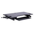 Rocelco Sit/Stand Desk Riser, Black, RCLRDADRB46A