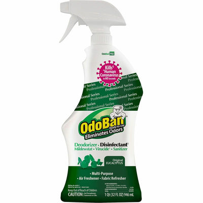 Clean Control OdoBan Eucalyptus Deodorizer Disinfectant Spray, Green, ODO910062Q12