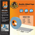 Gorilla Glue Double-Sided Tape, Gray, 1 Roll, GOR100925